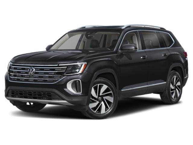 2026 Volkswagen Atlas 2.0T SEL in Deep Black Pearl — front three-quarter view