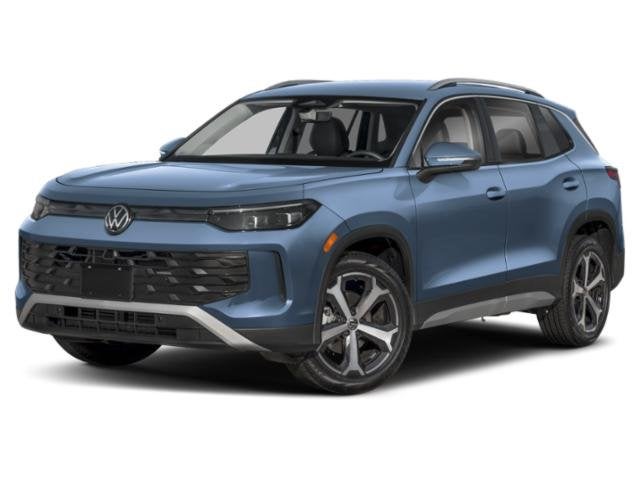 2026 Volkswagen Tiguan 2.0T SE in Deep Black Pearl — front three-quarter view