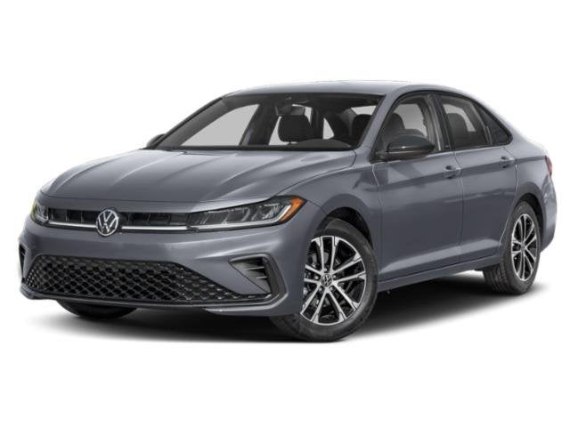 2026 Volkswagen Jetta 1.5T Sport in Platinum Gray Metallic — front three-quarter view