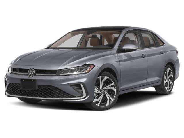 2026 Volkswagen Jetta 1.5T SEL in Opal White Pearl — front three-quarter view