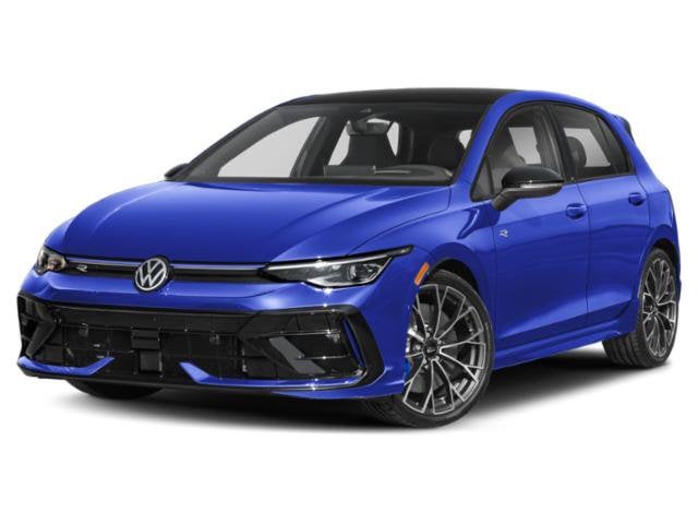 2026 Volkswagen Golf R 2.0T in Pure White — front three-quarter view